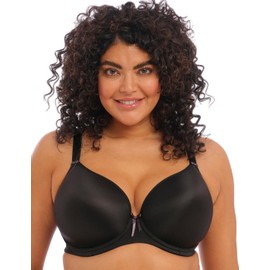 Elomi Women's Plus Size Bijou Underwire Banded Molded Bra, Black,38F,UK