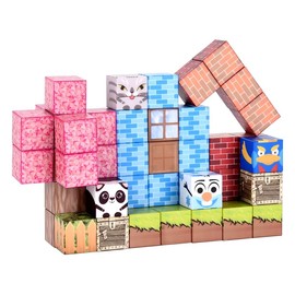 RESEWETO Magnetic Building Blocks,Building Toys, Magnetic Tiles Building STEM Toys for Boys & Girl Kids Toddler Toys for 3+ Years Old, Gift for Children