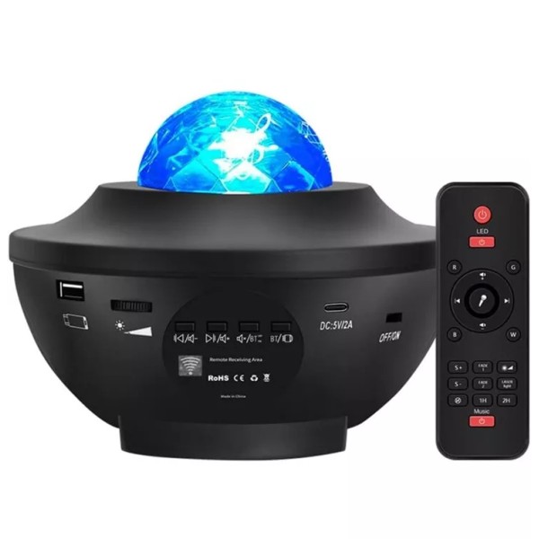 DS LIVING LED Galaxy Projector Light Starry Sky Star Bluetooth