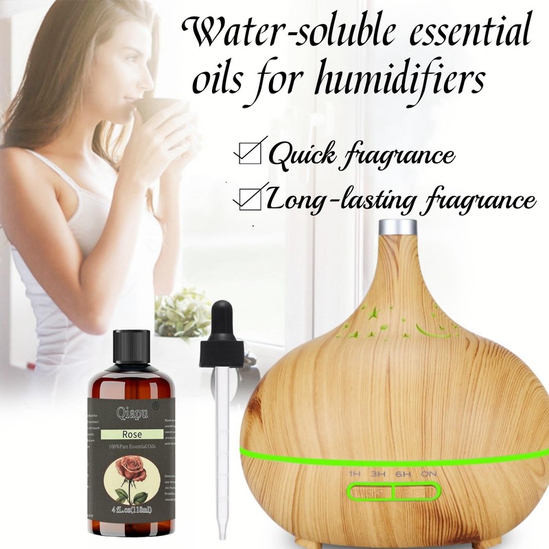 Pure and Natural Rose Diffuser Scented Oil Premium Aromatherapy for