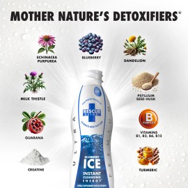 Rescue Detox Ice Sabor Arándano Limpieza Rápida 17oz