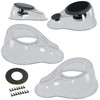 2PCS Speaker&Tweeter Boxes Universal for 6.5" Speakers for UTV ATV