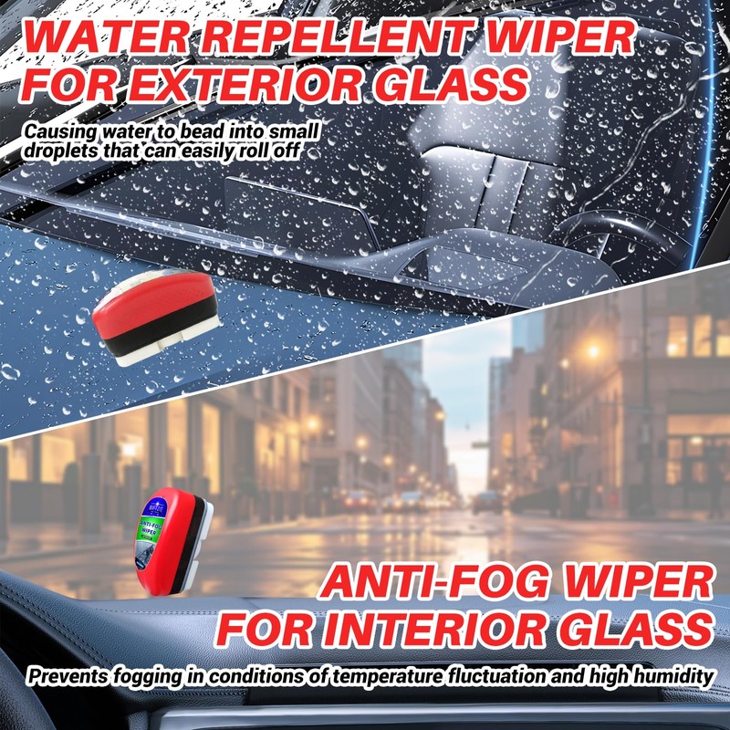 Car Water Repellent & Anti Fog for Windshield - Quick