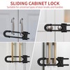 Baby Cabinet Lock with Password, Pack of 4 U-shaped Wardrobes,