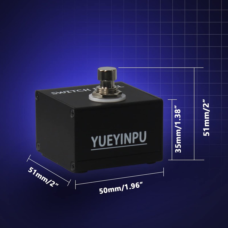 Yueyinpu Tap Switch Pedal For Guitar Effector Monmentary Foot-Switch (Unlatch