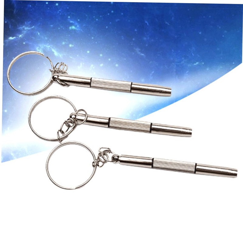Gadpiparty Precision Screwdriver Keyring for Eyewear Watch Repair Jewelry Making