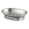 iDesign York Metal Soap Saver, Holder Tray for Bathroom Counter,