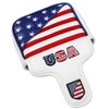 Golf Mallet Putter Cover Headcover Strip& Star Embroidery PU Leather