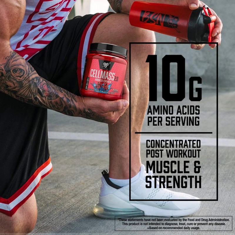 Creatina Bsn Cellmass Post Entrenamiento 495 Sabor Artic Berry