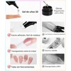 Kit Gel Para Uñas 3D Y Polvo Cromado Holarleo