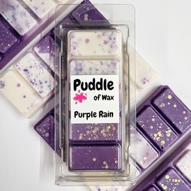 Puddle of Wax - Purple Rain Soy Wax Melt Snap Bar - 50g - Cocktail Scent - Vegan Friendly - Made in the UK