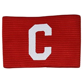 Precision Training Unisex-youth Precision Big C CaPTains Armband, Red-white, Junior
