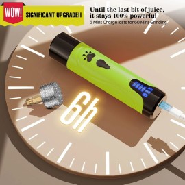 YABIFE Dog Nail Grinder, Trimmers and Clippers Large, Mint Green