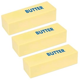 3 piezas de juguetes para apretar con mantequilla, súper suaves en forma de mantequilla, para apretar lentamente, para aliviar el estrés y la ansiedad, ideales para regalos de cumpleaños, recuerdos de fiesta y premios en el aula (3, mantequilla)