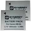 Synergy Digital Digital Camera Batteries, Compatible with Lenmar DLC6L Digital