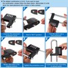 Rawrr Combination Lock 4 Digit Black Combination Lock for School