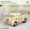Fitz and Floyd Emi's Garden Vintage Truck Cookie Jar, 13