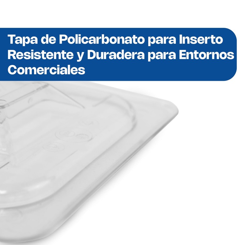Caledonia TATEPO-COM Tapa Completa Para Inserto Tercio De Policarbonato Con