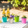 VINUR 4 Pack Stainless Steel Cups 8 oz Pint Tumbler