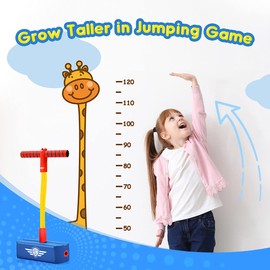 Stfitoh Toys for 3 5 6 8 9 Year Old Boys or Girls, Pogo Stick for Boys or Girls Gifts for 3-12 Year Old Boys or Girls Sensory Toys for Autism Toys for Kids 4-12 Year Old Blue