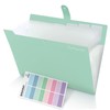 KONVINIT File Folder a4 with 8 Pockets - Expandable Folder
