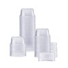 GUSTO [2 oz.-100] Count Clear Disposable Plastic Portion Cups with