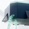 Okuyonic Backyard Pool, Foldable Swimming Pool Portable Ample Space Thick