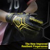 Sportout Guantes de Portero, Guantes de Portero con Protector de