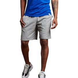 Russell Athletic Men's Basic Cotton Jersey Short with Pockets, Oxford, 4X-Large
