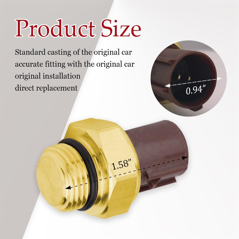 Radiator Coolant Fan Switch, Switch coolant Temperature Sensor, Water Temperature