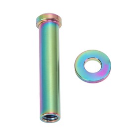 Bike C Clamp Fixing Nut Bike C Clamp Fixing Nut Titanium Alloy Road Bike C Brake Pivot Nut with Washer for Mountain Road Bike 40mm (Colorful)