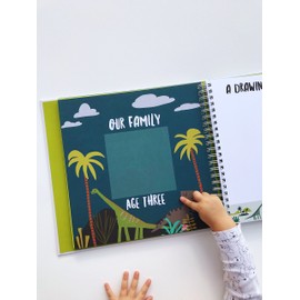 Lucy Darling Baby Journal - Stylish, Eco-Friendly 106 Pages for Recording Precious Milestones, Just Add Photos and Writing