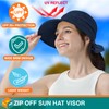 SUN CUBE Sombrero de sol para mujer UPF 50+, visera
