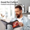 Zettokete 4 Pocket Football Card Binder,50 Double-Sided Pages for 400