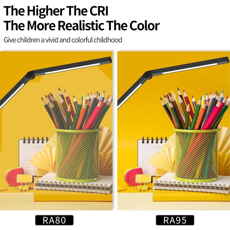 Micomlan LED Desk Lamp with Clamp, Architect Desk Lamp with