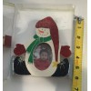 Snowman Holiday Photo Frame 6" NEW