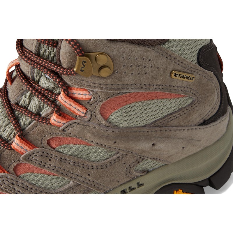 Merrell Women's Moab 3 Mid Wp Hiking Boot, Bungee Cord