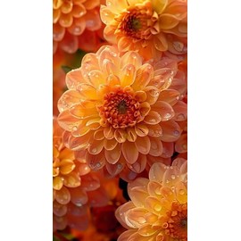 Rare Mix Dahlia Pompon Flower Seeds Colorful Variabilis Beautiful Annual Outdoor Lawn Plant Bonsai Flowering Seeds Bloom 100pcs