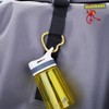 [MUNKEES] Heart Shape Carabiner, Keychain, Aluminum Alloy, Backpack, Bottle Buckle,