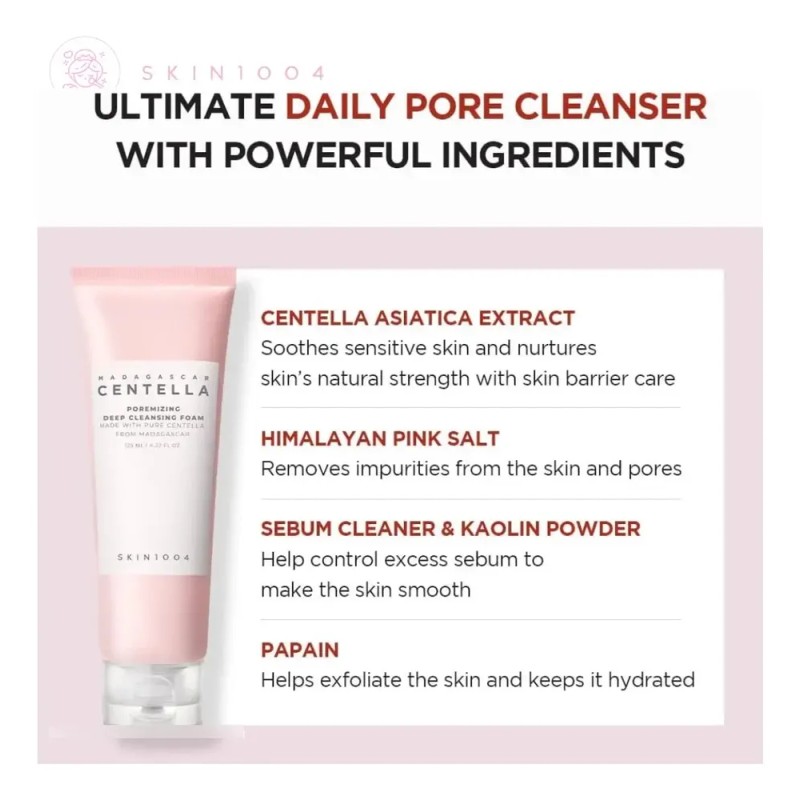 Skin1004 Madagascar Poremizing 3 Trial Kit Foam Serum Crema