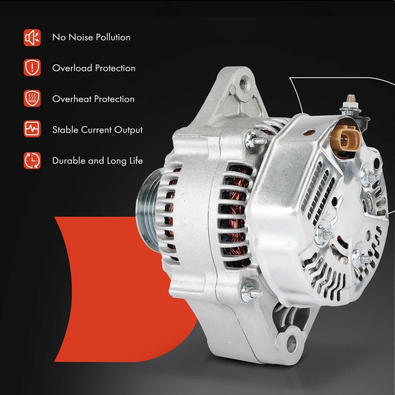 A-Premium Alternator Compatible with Toyota Tacoma 1995-1996 2.4L 2.7L, T100