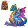 Wooden Puzzle - Red-Eyed Flying Dragon Wooden Puzzle Adults, Unique