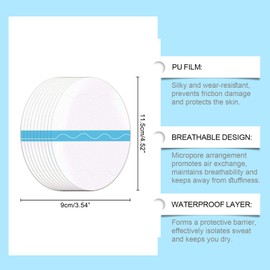 Pack of 20 thigh anti-friction pads, anti-friction thigh patch, thigh bands, anti-wear patch on the inside of the thigh, suitable for daily walk and sports