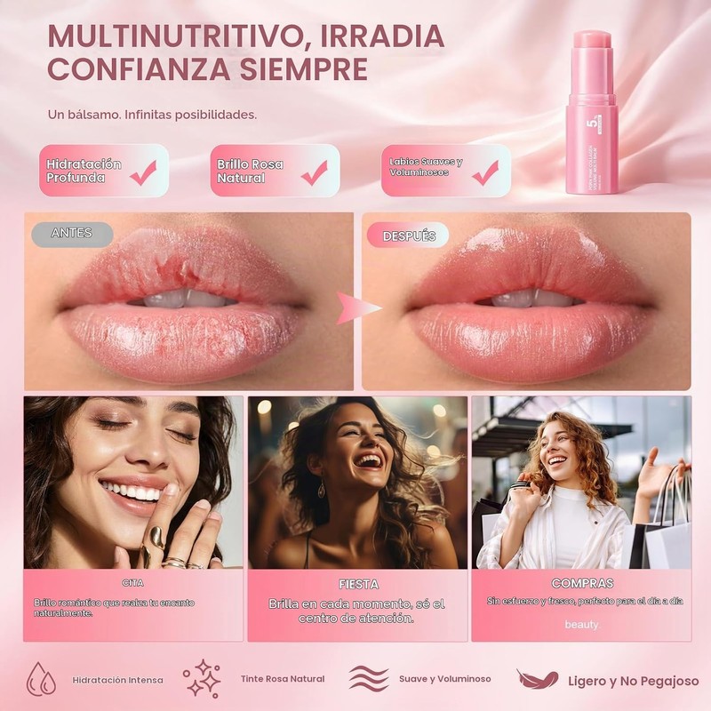 Zephyra Bálsamo Hidratante Facial en Barra con Colágeno