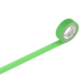 MT Solids Washi Paper Masking Tape, 3/5" x 33', Matte Black (MT01P207)