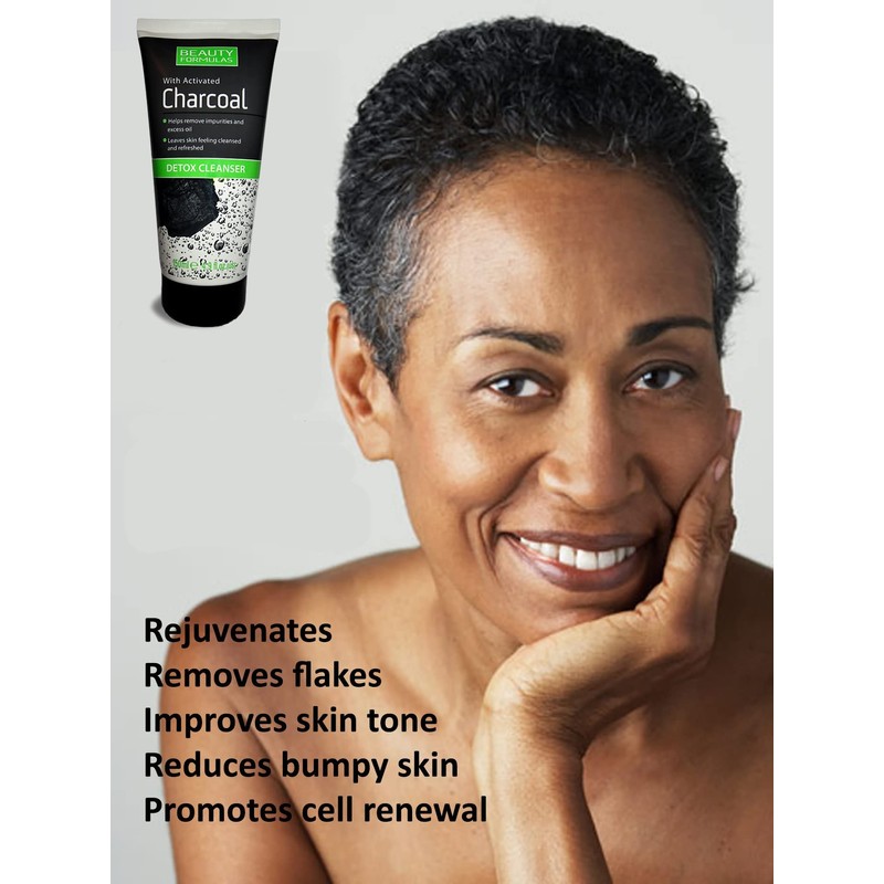 150ml Beauty Formulas with Activated Charcoal Detox Cleanser