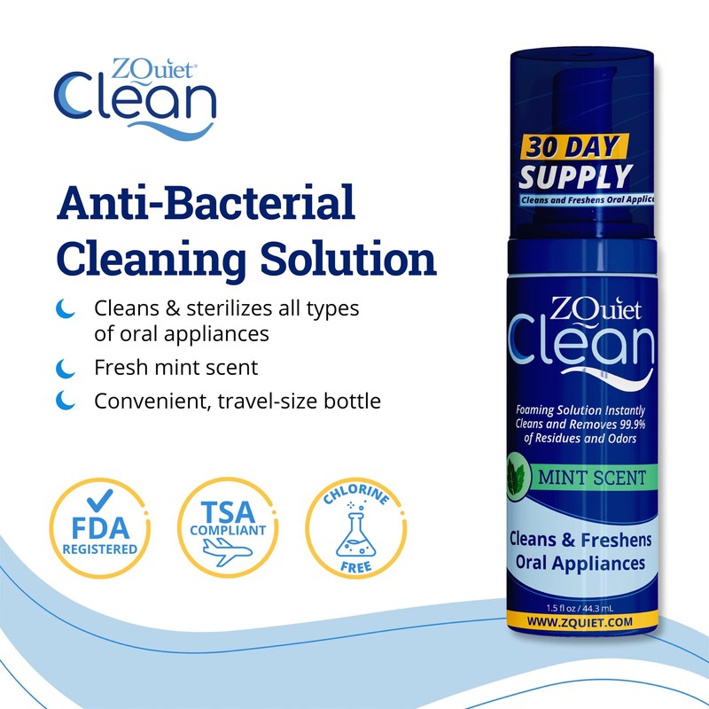 ZQuiet Anti-Snoring Mouthpiece Solution - Comfort Size #1 (Single Device)