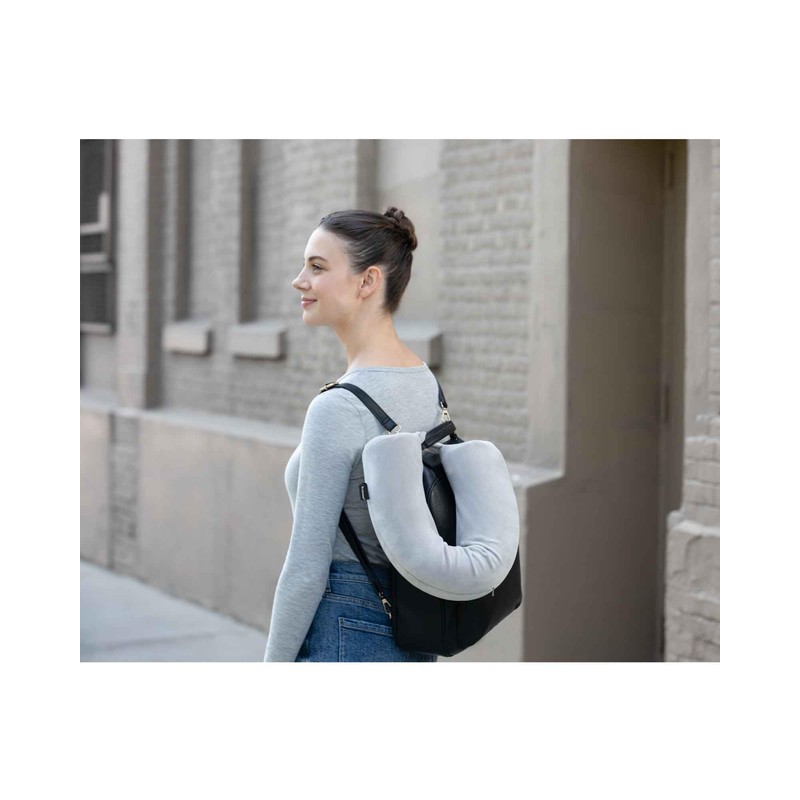 Brookstone Free Form Travel Pillow - Lightweight Flexible Memory Foam
