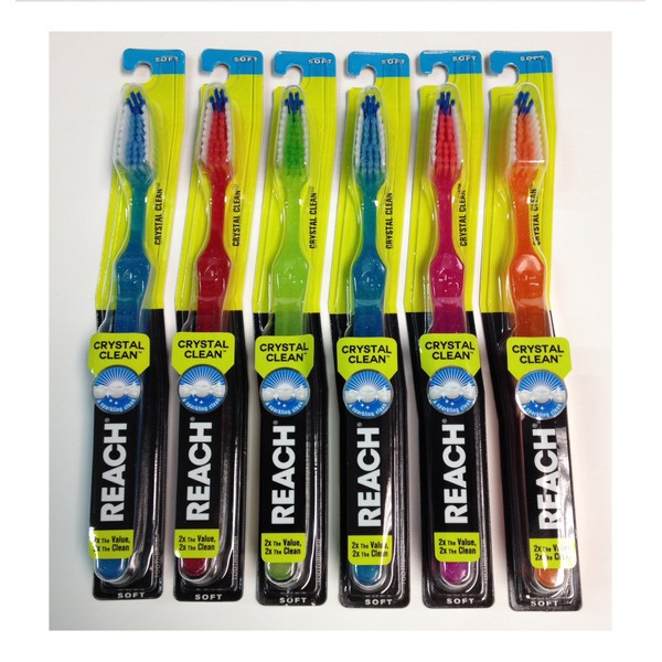 Reach Toothbrush Crystal Clean Soft -12 pack