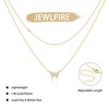 Jewlpire Gold Layered Necklaces for Women, 14K Plated Gold Choker